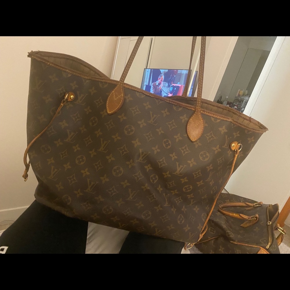 Real Louis Vuitton Neverfull GM Large Tote